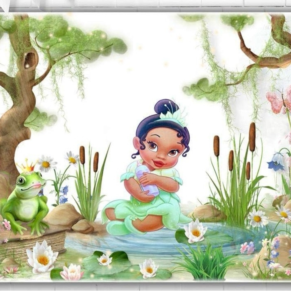 Princess and Frog Shower Curtain